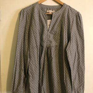 LOFT gray tunic XXL - new with tags